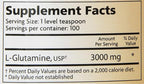 Lidtke Technologies L-Glutamine Powder, 300 Gram