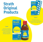 Strath Fermented Herbal Yeast Postbiotic - (8.4 Fl oz) Daily Nutritional Food Supplement Liquid | Supports Metabolism | Vegetarian | Lactose-Free | No Artificial Additives