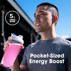 Optimum Nutrition Amino Energy Plus Hydration Packets, On-the-Go Energy Powder Stick Packs, Strawberry Burst, 25 Count