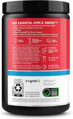 Optimum Nutrition Amino Energy Powder Plus Focus, with BCAA, Electrolytes, and Caffeine, Juicy Strawberry, 30 Servings (Packaging May Vary) (Pack of 6)