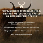 HEART & SOIL 100% Grass Fed & Finished Pure American Beef Liver Supplement from Pasture-Raised Cattle – Beef Liver Capsules – Nature’s Ultimate Superfood – Made in USA – Glass Bottle – 180 Capsules