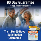 Sciatica Relief Supplement with 2400 mg Alpha Lipoic Acid – Maximum Strength Sciatic Nerve Support for Lower Back & Legs – 2400mg ALA, Vitamins, Magnesium, Turmeric & Ginger – 60 Capsules