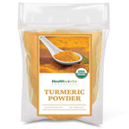 Healthworks Superfoods Organic Turmeric Powder - 8 Oz - Ground Raw Organic, Curcumin, Keto, Paleo, Vegan and Non-GMO