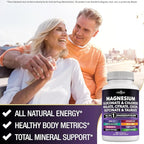 NEW AGE Magnesium Supplement -Powerful Glycinate Citrate Malate Oxide Taurate Aspartate Gluconate Orotate & Mag Chloride Manganese Bone Health and Bone Strength, Joint Support- 270 Count