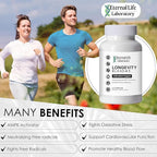 Longevity Blend #3 - Resveratrol 98% with Fisetin Pterostilbene Spermidine, Anti Aging, Oxidative Stress Reducer, Antioxidant Supplement, AMPK Activator