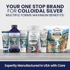 Optivida Colloidal Silver Liquid - 10 PPM Liquid Silver Immune Support - 2 Pack Nano Silver Hydrosol Liquid for Family Wellness - Natural Silver Water for Adults & Kids, Non-GMO, 3rd Party Tested