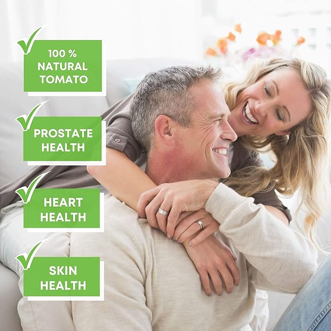 Lycopene - 10MG - 120 Softgels - 3 Month Supply - Premium Quality Antioxidant - 100% Natural Tomato - Great for Prostate Health, Immune System Support, Heart Health and Eyesight Support