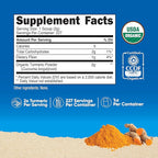 Nutricost Organic Turmeric Root Powder 1 LB (16oz) - Certified USDA Organic, Food Grade, Gluten Free, Non-GMO