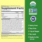 Garden of Life Digestive Enzymes with Papain, Bromelain and Lipase for Nutrient Absorption and Digestion Support, Tropical Fruit Flavor, Dietary Supplement, Certified Vegan, 90 Chewables