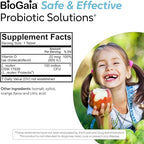 BioGaia Immune Active Kids | Probiotic + Vitamin D | for Digestive & Immune Health | Ages 3+ | Allergen, Dairy, Soy & Gluten Free | Trusted By Pediatricians | 30 Day Supply | Orange Flavored Chewable