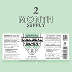 FWS Colloidal Silver, Liquid Silver Drops, 99.99% Pure Silver, 4 oz Glass Bottle, 60 Servings (2 Month Supply), 50 ppm, Concentrated for Easy and Convenient Servings