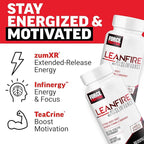 LeanFire with Next-Gen SLIMVANCE Advanced Thermogenic Fat Burner for Weight Loss with B Vitamins and Capsimax to Boost Metabolism, Increase Energy, and Enhance Focus, Force Factor, 60 Capsules