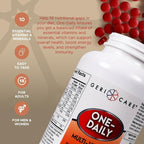 GeriCare One-Daily Multi-Vitamin Tablet, 1000 Count Adult Multivitamin Supplement for Men & Women | Easy-to-Take Dietary Supplement with Vitamins A, C, D3, B, Calcium| Vitamin & Mineral Complex