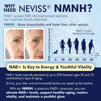 2Pack NAD+ Supplement, Next-Gen NMNH Liposomal 500mg, NR NMN Supplement Alternative, High Absorption NAD+ with Curcumin, Niacinamide for Cellular Energy, DNA Repair, Healthy Aging, 120 Softgels