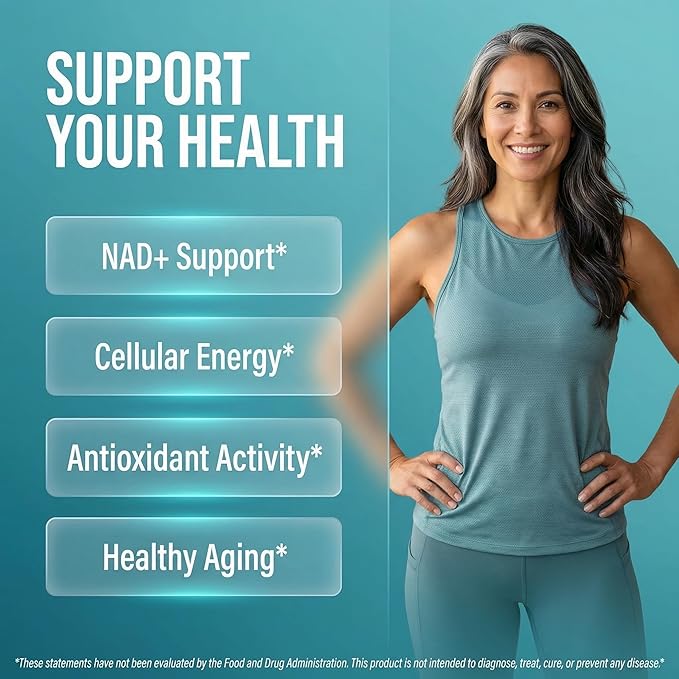 NAD Resveratrol Supplement Spermidine Fisetin Quercetin Grape Seed Gotu Kola Berberine Astaxanthin Taurine Pomegranate Acai Anti Aging Longevity Capsules for Women Men EternaGlow by Clean Nutra 90ct