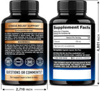 L Theanine 400 mg | L-Theanine Stress Relief | Extra Strength Supplement | Made in USA | Relaxation, Sleep & Calm Support | For Men & Women | Plant Based, Non-GMO & Gluten-Free | 180 Vegan Capsules