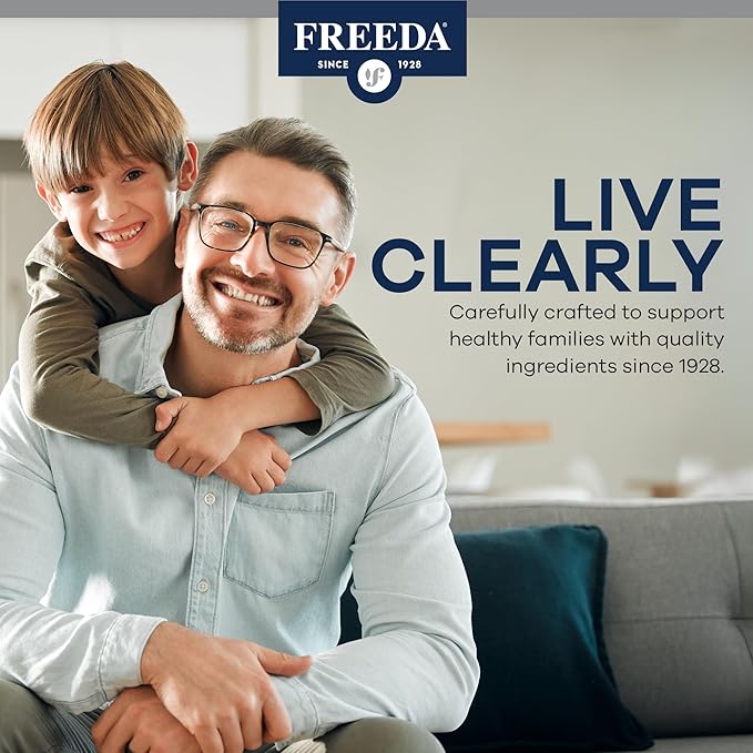Freeda Vitamin A 15,000 IU – Retinyl Palmitate – Vegan, Kosher, No Fish – Eye, Vision, Immune & Skin Support – Tiny Easy-to-Swallow Tablets – VIT A Vitamina A Supplement – 250 Tablets