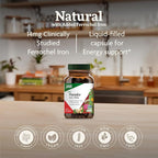 Floradix Iron + Herbs - Iron Supplement for Healthy Energy Support* - Supports Red Blood Cell Formation - Vegan, Non-GMO, Gluten-Free, Soy-Free - 120 Liquid Phyto-Caps