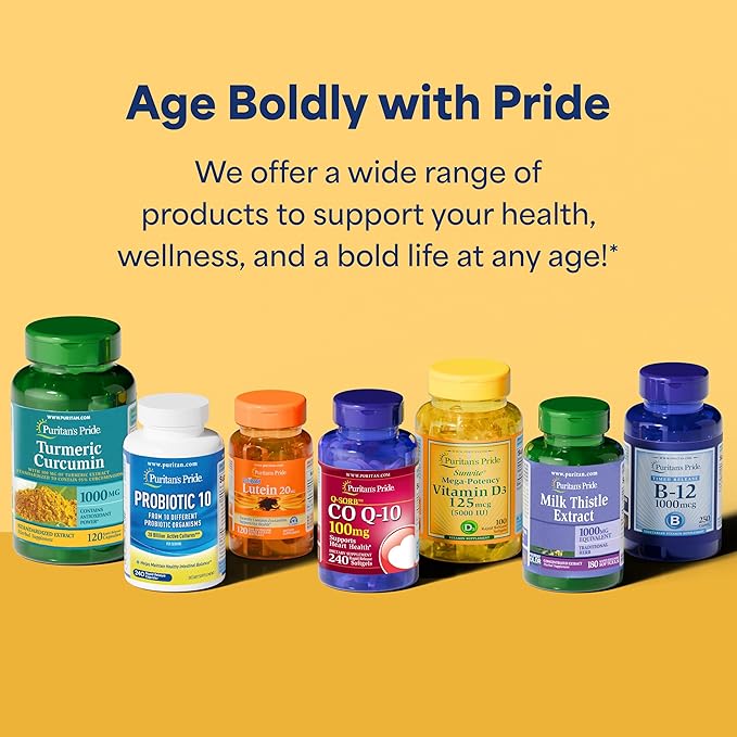 Puritan's Pride Daily Probiotic Acidophilus, 100 Million Live Cultures, Dietary Supplement for Digestive, Gut, and Immune Health, Soy, Sodium, and Gluten Free, 8 Month Supply, 250 Tablets