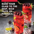 Gourmanity Cocktail Maraschino Cherries, Made from Italian Grown Marasca Cherries. Use in Manhattan, Old Fashioned, and Desserts (14.1oz Jar)