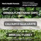 DIM Supplement for Men 300mg | Estrogen Blocker & Aromatase Inhibitor | Extra Strength Men’s Hormone Balance & Fitness Booster with Diindolylmethane Plus CDG & Broccoli Floret | Gluten-Free | 120 Ct