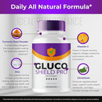 Gluco Shield Pro Advanced Blood Formula Capsules, Official GlucoShield Pro Supplement Pills, Premium Formula for Healthy Circulation & Stable Levels, All Natural GlucoShieldPro Reviews (5 Pack)