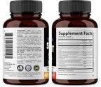 SANDHUHERBALS Shilajit Capsules for Men & Women | Pure Himalayan Blend with Ashwagandha | High Potency and Energy Supplement | 2 Months Supply | for Extra Power and Stamina | Combo with Sea Moss