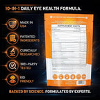 The Eye-Mazen Kids Gummy Eye Vitamins for Vision and Eye Health - Lutein and Zeaxanthin Supplements for Eyes with Omega 3 & Vitamin A - Eye Supplements for Kids