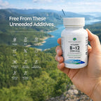 Earth's Splendor Energy Supplements, with Vitamin B12, No Artificial Color or Flavor, Gluten Free, Energy Metabolism Support (1000mcg, 200 Tablets)