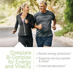 Irwin Naturals Mega B-Complex - 60 Liquid Softgels - Vitamin B Complex with Vitamin B12, Folate B9, Biotin B7, B1, B2, B3, B5, B6, and Quick Energy MCTs