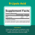 Natural Factors, R-Lipoic Acid, Antioxidant Support, 60 Capsules