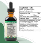 Rejuvica Health Active Iodine + Thyrobin Bundle - Nascent Iodine Drops & Thyroid Support Supplements - Advanced Liquid Deliver