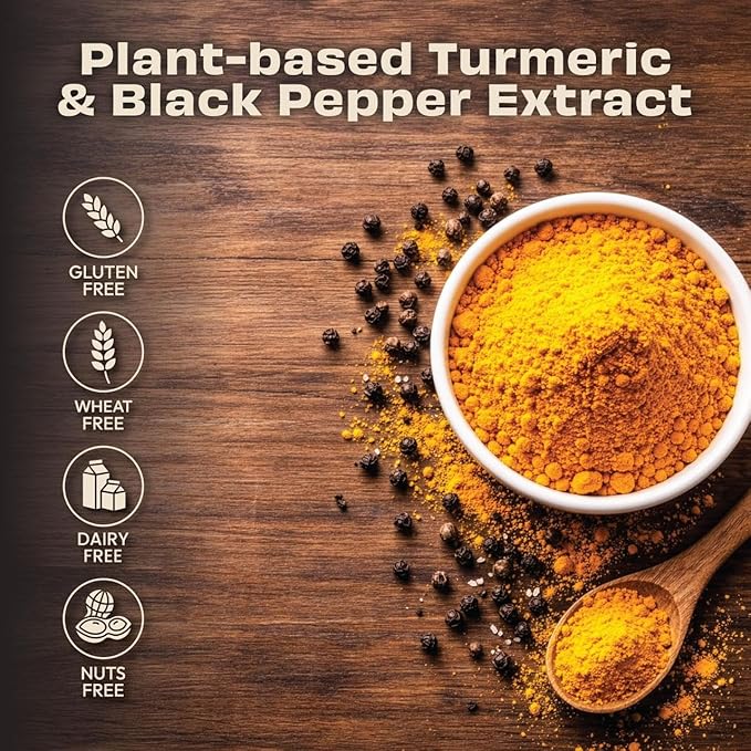 Pomona Wellness Organic Turmeric Supplement 2100 mg, USDA Organic, Non-GMO, Vegan, Turmeric Curcumin with Black Pepper for Absorption, for Joint Support and Immunity, 90 Tablets