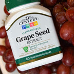 21st Century Grape Seed Extract Veg Capsules, 60 Count (21378) (Pack of 4)