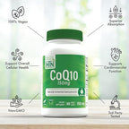 Health Thru Nutrition CoQ-10 150mg - 60 Capsules | Ubiquinone Coenzyme Q10 | Supports Cellular Energy & Antioxidant Protection | Non-GMO, Soy-Free, Vegan, Gluten-Free