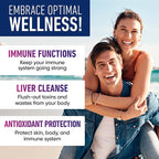 Liposomal Glutathione Supplement 1000MG + 750MG- Glutathione Liposomal with VIT C + Phospholipid Antioxidant Complex - Liver Detox and Immune Support Supplement - 120 Caps - Powder&Liquid Alternative