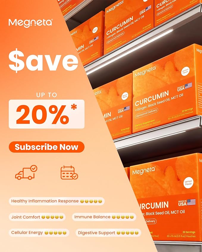 Liposomal Liquid Turmeric Curcumin Supplement 1000mg – Extra Strength with Black Seed Oil, MCT, Ginger & Resveratrol – Maximum Absorption, Joint & Inflammation Support, Antioxidant & Cellular Health