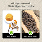 NIVELLE Turmeric Curcumin | Pure Turmeric Curcumin Supplement 1000mg | 95% Curcuminoids with Bee Propolis, Ginger, MCT Oil, Fat Soluble Vitamin C, & Black Pepper | 120 Capsules (2)