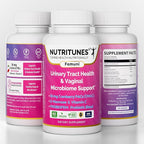 Femuni UTH Urinary Tract Health Supplement for Women – 36mg Cranberry PACs, D-Mannose, Probiotics & Vitamin C – Supports Urinary & Vaginal Health, pH Balance & Immune Support – 60 Capsules