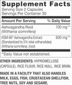 Spring Valley Ashwagandha - 1300mg – 60 Count – Includes Sticker