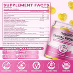Vaginal Probiotics Gummies for Women Balanced pH, 50 Billion CFUs for Feminine Vaginal odor & Flora, Cranberry, D-Mannose, Vitamin C for Yeast Balance & Immune Health, Sugar Free, Pineapple, 60 Chews