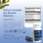 NatureCity True-BP | Supplements to Support Blood Flow for Heart Health | MegaNatural-BP 80mg 16% Oleuropein (60 Veggie Capsules) Non-GMO, Gluten Free