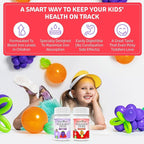 Kids Chewable Iron Supplement, Ferronyl® Carbonyl Iron 9 mg, Vitamin C 30 mg, Grape Flavor, 90 Tablets (1 Bottle)