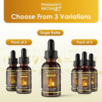Ultra-Pure, 99.9% Liquid Gold - 24K Monoatomic Gold Ormus - Third Eye Awakening, Pineal Gland Decalcification, Awaken DNA, Unlock Light Speed Manifestation - Pharaoh's Nectar XT, 3 Pack