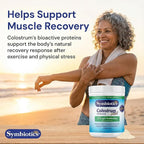 Symbiotics Colostrum Plus Powder 2.25 oz – Immune & Muscle Recovery Support, 25% IgG Immunoglobulins, Gut Health & Training Resilience, Unflavored, Gluten Free - 2.25 oz