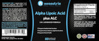Alpha Lipoic Acid Plus Acetyl L-Carnitine Antioxidant Supplement ALA ALC for Healthy Brain Function & Muscle Strength, Focus, Memory & Cognitive Function for Women & Men - 60 Capsules by Neonutrix