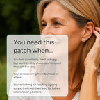 The Patch Remedy NAD+ Patch - NMN, Resveratrol, CoQ10, NAC, Astaxanthin, PQQ | 30 Patches
