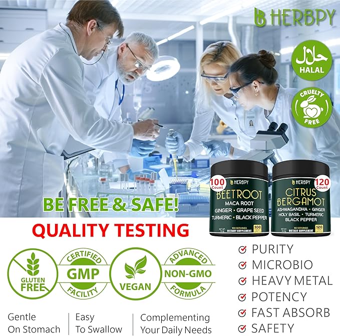 Bundle 6in1 Beet Root Capsules & 6in1 Citrus Bergamot Supplement