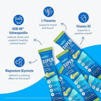 Nello Supercalm Powdered Drink Mix, Cortisol Reducer and Sleep Aid Supplement, L Theanine, Ksm-66 Ashwagandha, Magnesium Glycinate, Vitamin D 3, No Sugar, Non GMO, On The Go, 20 Ct, Cucumber Lime