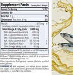 ANDREW LESSMAN Essential Omega-3 Unflavored - 180 Softgels - Ultra-Pure, High Potency Omega-3 Oils. High DHA, No Stomach Upset, No Contaminants, No Mercury. Small Easy to Swallow Softgels